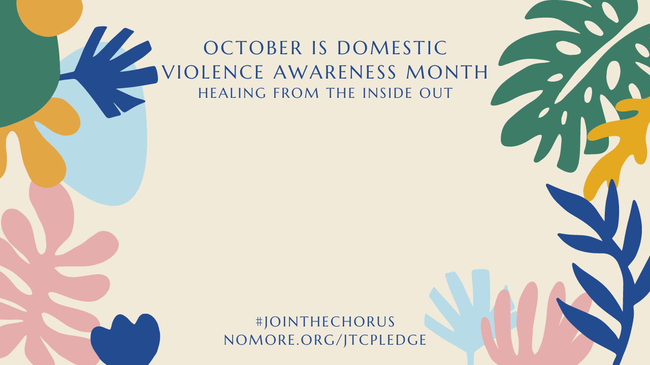 Domestic Violence Awareness Month Background 07