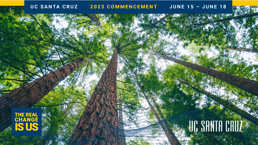 Commencment 2022 Redwoods Background