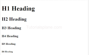 Heading examples